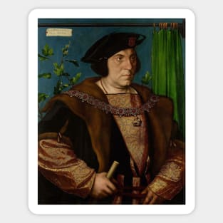 Portrait of Sir Henry Guildford - Hans Holbein Sticker